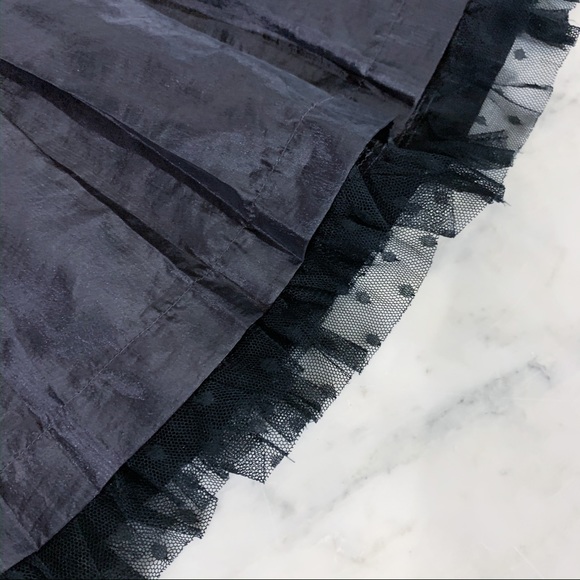 Silver Grey Fit Flare Dressy Skirt - Picture 2 of 8